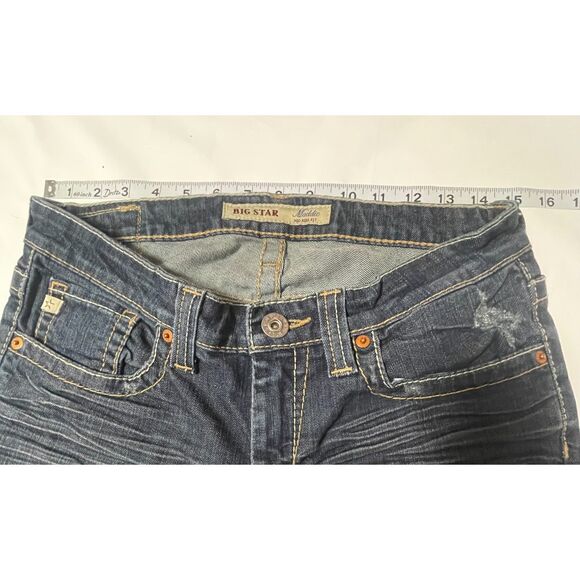 Big Star Maddie Mid Rise Bootcut Jeans Dark Wash Women’s 27R Fits 6–7 - Picture 8 of 16